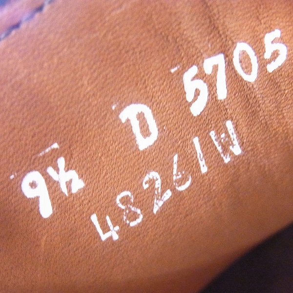 実際に弊社で買取させて頂いたAllen Edmods/アレン エドモンズ FIFTH AVENUE キャップトウ レザーシューズ 5705/9.5の画像 4枚目