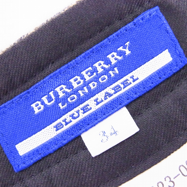 実際に弊社で買取させて頂いたBURBERRY BLUE LABEL/バーバリー ブルーレーベル ホースマーク刺繍 チェック キュロット E1R28-423-09/34の画像 3枚目