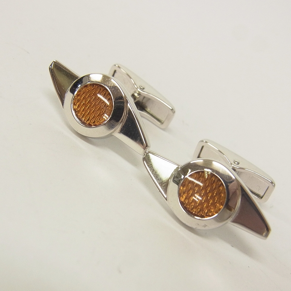実際に弊社で買取させて頂いたdunhill/ダンヒル カフス シルバー