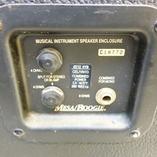 実際に弊社で買取させて頂いた★Mesa/Boogie/メサブギー 4x12 4YB ギターアンプ キャビネットの画像 5枚目