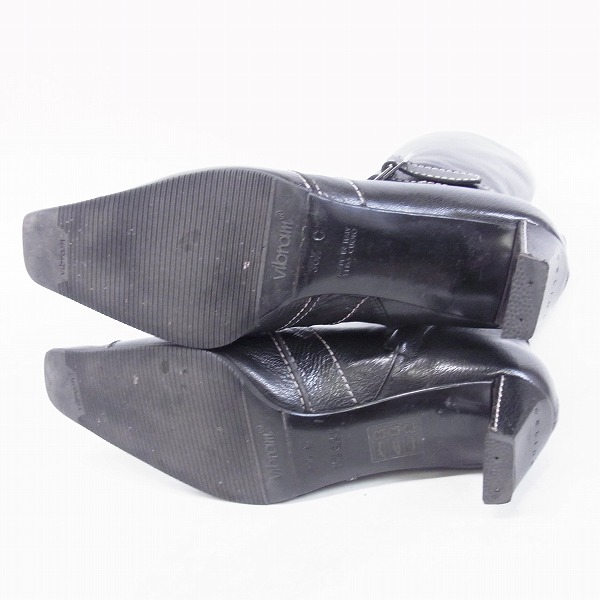 実際に弊社で買取させて頂いたCELINE/セリーヌ レザー ロングブーツ 36.5の画像 2枚目