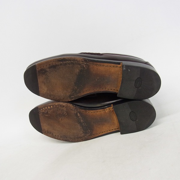 実際に弊社で買取させて頂いた【観賞用】Allen Edmonds/アレンエドモンズ 42477 WALDEN PENNY LOAFERS BURGUNDY ペニーローファー/7Eの画像 2枚目
