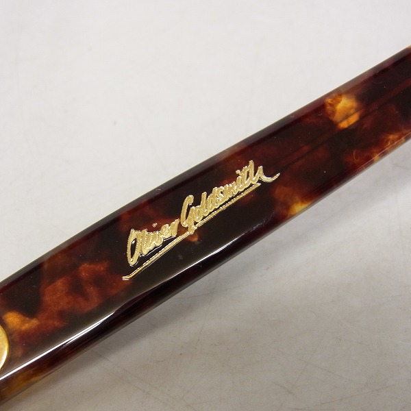 実際に弊社で買取させて頂いたOLIVER GOLDSMITH/オリバーゴールドスミス CONSUL 眼鏡/メガネフレームの画像 4枚目