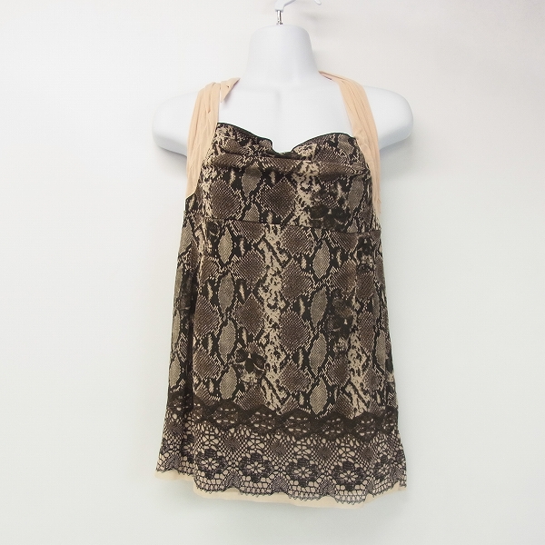 実際に弊社で買取させて頂いたHYSTERICS/ヒステリックス キャミソール パイソン柄 F