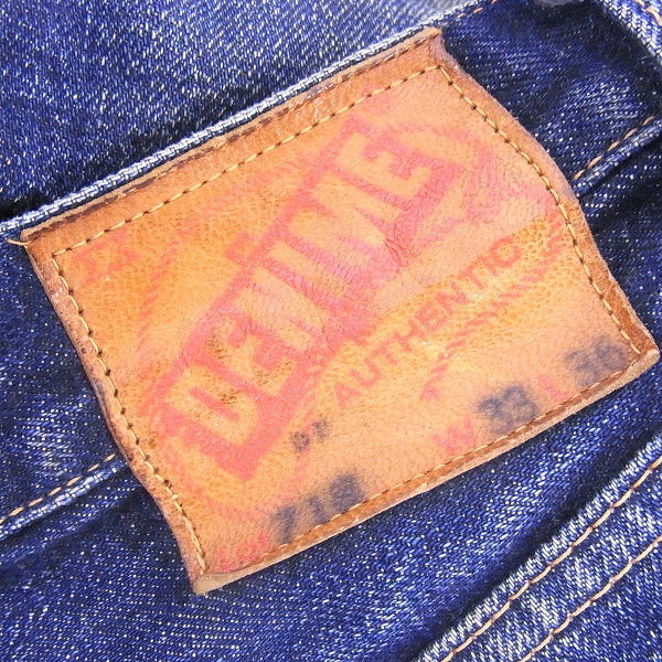 実際に弊社で買取させて頂いたDenime/ドゥニーム ボタンフライ デニムパンツ Lot 718/W33L36の画像 2枚目