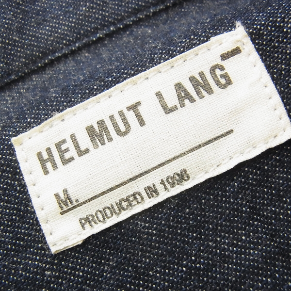 実際に弊社で買取させて頂いたHELMUT LANG/ヘルムートラング ワーク デニムシャツ/Sの画像 2枚目