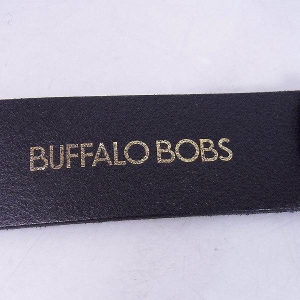 実際に弊社で買取させて頂いたBuffalo Bobs/バッファローボブス スタッズ レザー ベルト ゴールドの画像 3枚目