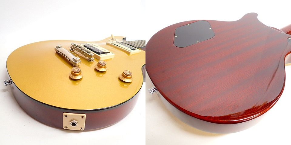 実際に弊社で買取させて頂いた★Epiphone/エピフォン B'z 松本孝弘 Tak Matsumoto DC Standard GoldTop 専用ハードケース付 エレキギターの画像 5枚目