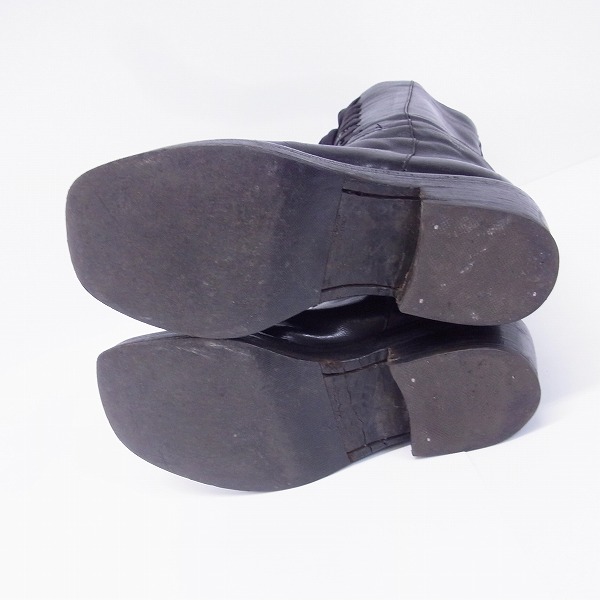 実際に弊社で買取させて頂いたANN DEMEULEMEESTER/アンドゥムルメステール サイドジップ/レースアップブーツ 36の画像 2枚目