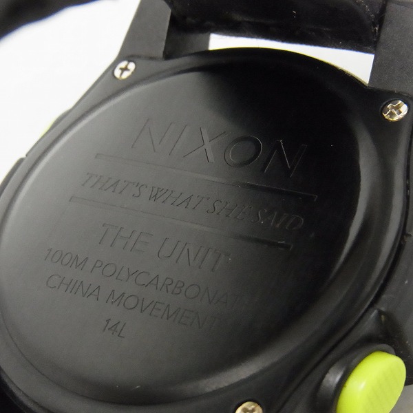 実際に弊社で買取させて頂いたNIXON/ニクソン UNIT/デジタル 腕時計 A197-1941の画像 3枚目