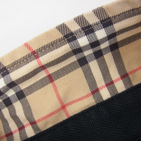 実際に弊社で買取させて頂いたBURBERRY LONDON/バーバリー ロンドン SLIM FIT チェック柄 ボロシャツ Sの画像 4枚目