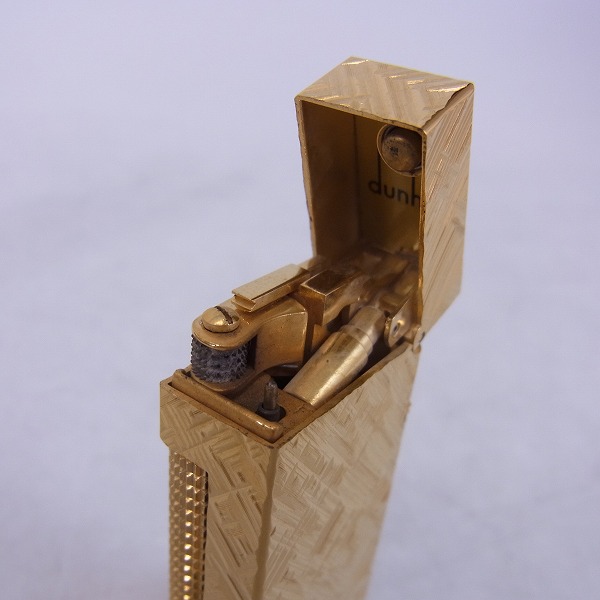 実際に弊社で買取させて頂いたdunhill/ダンヒル ロゴ入り ローラガスライター ゴールドの画像 3枚目