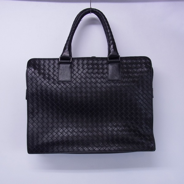 実際に弊社で買取させて頂いたBOTTEGA VENETA/ボッテガヴェネタ LEATHER/レザー イントレチャート ブリーフケース の画像 1枚目