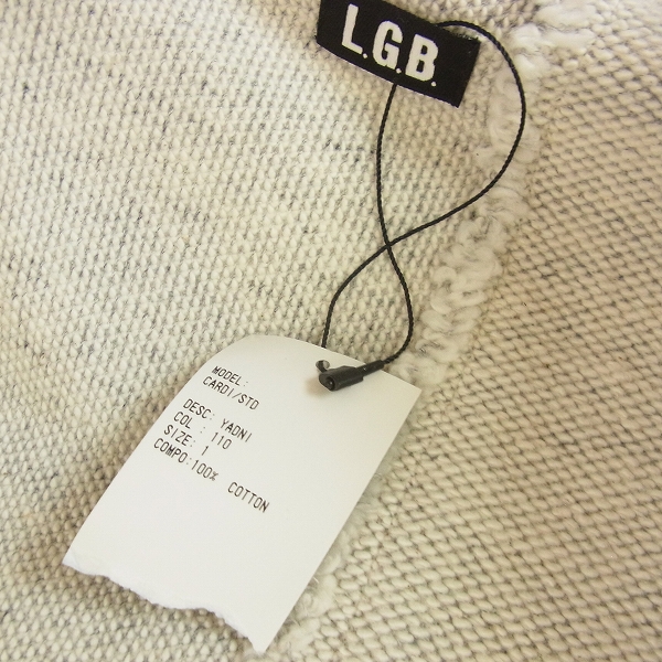 実際に弊社で買取させて頂いたL.G.B./lgb/ルグランブルー カーディガン CARDI/STD YADNI Size：1の画像 7枚目