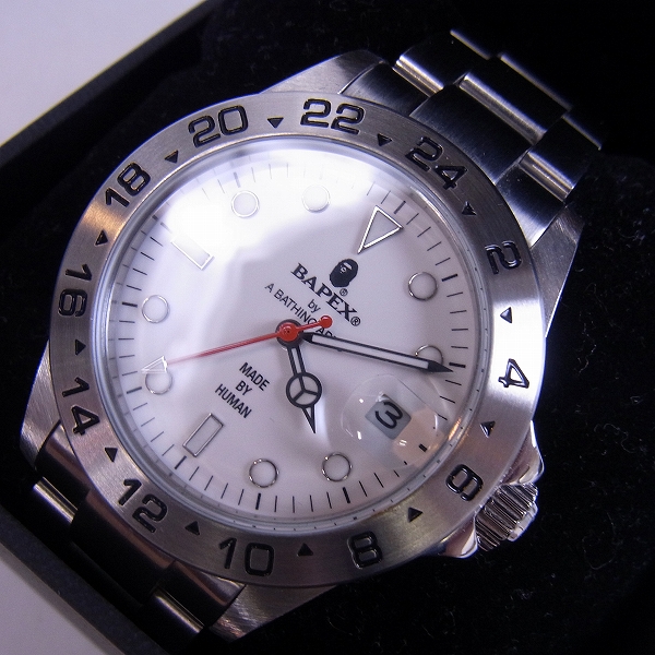 A BATHING APE/エイプ TYPE16 BAPEX/ 時計 サルマリーナ 自動巻き