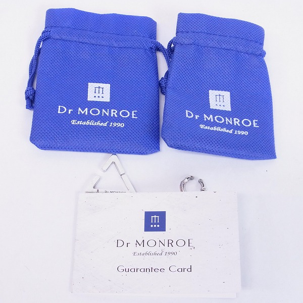 実際に弊社で買取させて頂いた【ギャラ付】Dr MONROE/ドクターモンロー トライアングル/ソリッドリング イヤーカフ 2点セットの画像 5枚目