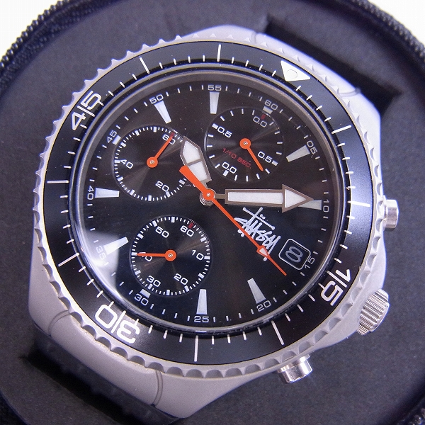 STUSSY TOURMASTER 時計 ツアーマスター 腕時計 希少】STUSSY