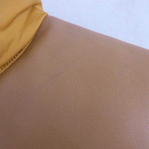 実際に弊社で買取させて頂いたSOPHNET/ソフネット クリスティー レザー切替 ダウンベスト SOPH-134101/Mの画像 6枚目