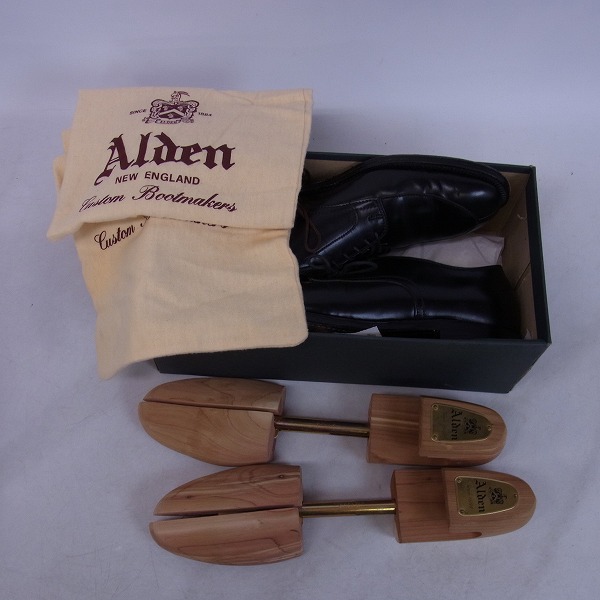 実際に弊社で買取させて頂いたAlden/オールデン アローズ別注 コードバン Vチップ ドレス/ビジネスシューズ/シューキーパー付 5433/8の画像 8枚目