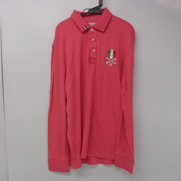 実際に弊社で買取させて頂いたHYDROGEN/ハイドロゲン スカル刺繍 ポロシャツ/XL