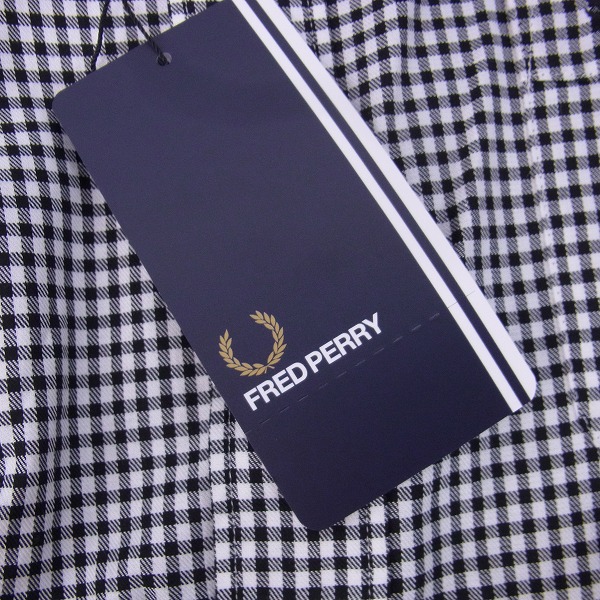 実際に弊社で買取させて頂いた【未使用】FRED PERRY/フレッドペリー Gingham SHIRT/ギンガムシャツ F4483/07/Lの画像 5枚目