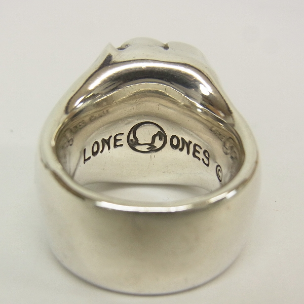 実際に弊社で買取させて頂いた【ギャラ付】LONE ONES/ロンワンズ Wind Rose with Black Onix/ウィンドローズ オニキス リング 14.5号の画像 2枚目