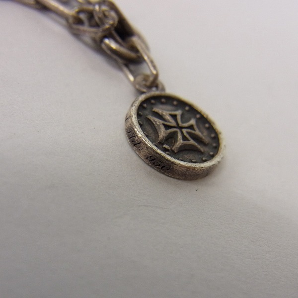 実際に弊社で買取させて頂いたDEAL DESIGN/ディールデザイン K10フェザートップ付き ターコイズビーズネックレスの画像 4枚目