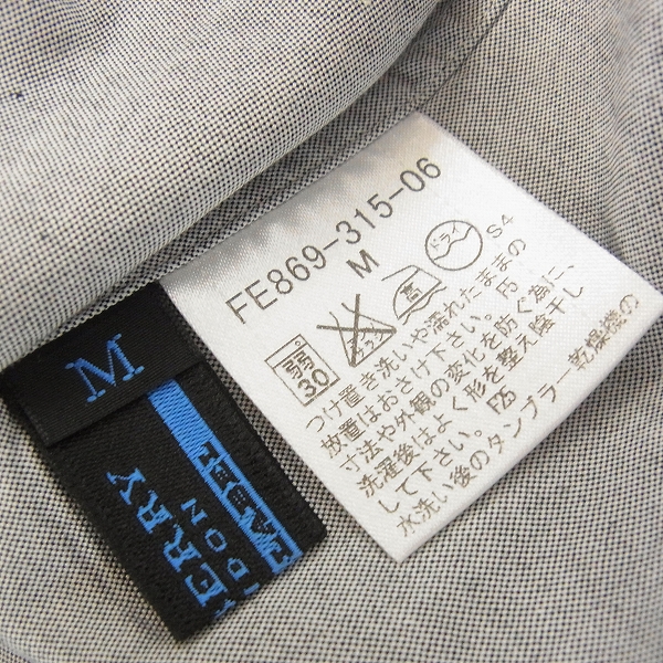 実際に弊社で買取させて頂いたBURBERRY BLUE LABEL/バーバリーブルーレーベル コットン 長袖シャツ/Mの画像 3枚目