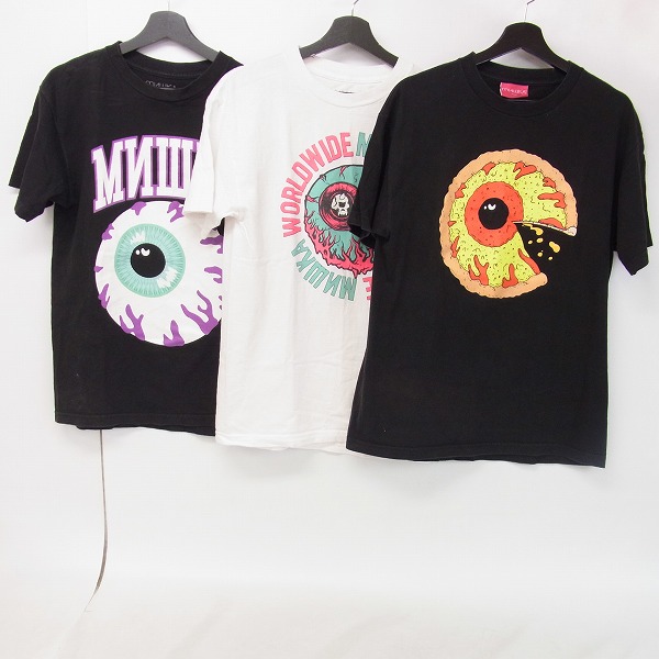 実際に弊社で買取させて頂いたMISHKA/ミシカ プリントTシャツ/カットソー スナップバック/キャップ 5点セットの画像 1枚目