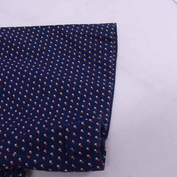 実際に弊社で買取させて頂いたDELUXE/デラックス スクエアドット半袖ボタンダウンシャツ/Lの画像 8枚目