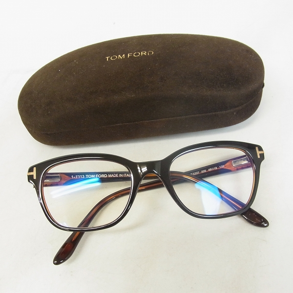 TOM FORD/トムフォード ウエリントン型 眼鏡フレーム/TF5207-005の買取