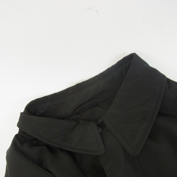 実際に弊社で買取させて頂いたGIORGIO ARMANI/ジョルジオアルマーニ チェスターコート ブラック/54の画像 5枚目