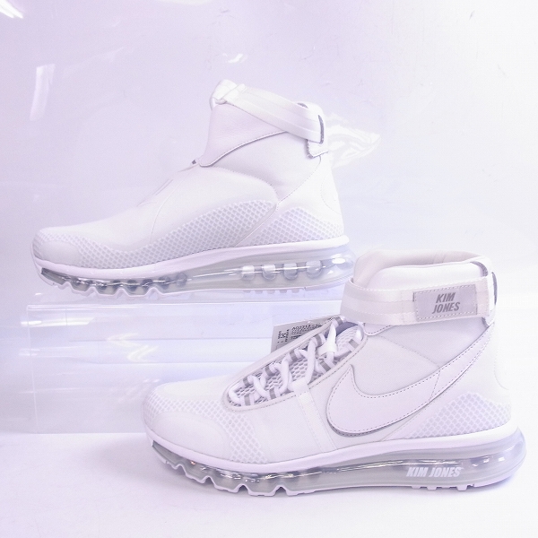 実際に弊社で買取させて頂いた【未使用】NIKE/ナイキ AIR MAX 360 HI/KJ/エアマックス360 Kim Jones/キムジョーンズ AO2313-100/27の画像 3枚目