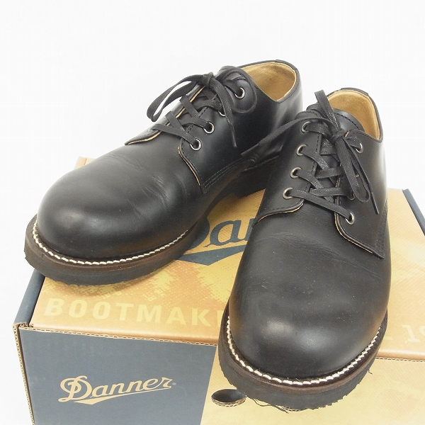 実際に弊社で買取させて頂いたDANNER/ダナー PLAIN TOE BARN/プレーントゥ レザーシューズ D219750 BK/8.5