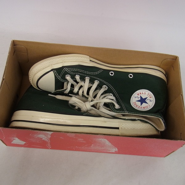 実際に弊社で買取させて頂いた【観賞用】CONVERSE/コンバース Chuck Taylor CTAS 70 HI/70年代復刻スニーカー 153877C/26.5の画像 8枚目