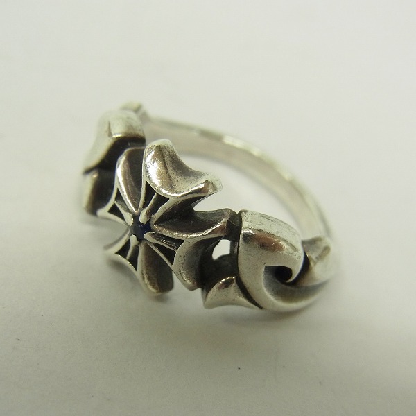 実際に弊社で買取させて頂いたDEAL LTD/ディールエルティーディー DEAL DESIGN クロスリング 9.5号