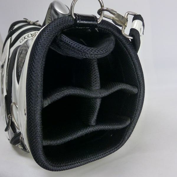 実際に弊社で買取させて頂いたKappa/カッパ キャディバッグ KG118AZ12 9型(46インチ対応) ホワイトの画像 2枚目