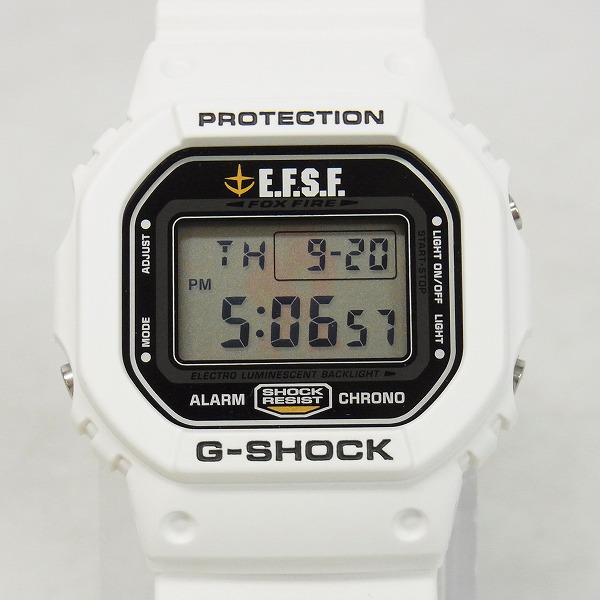 ブラック系大きな割引 GショックDW-5600 ガンダム30 周年 腕時計 