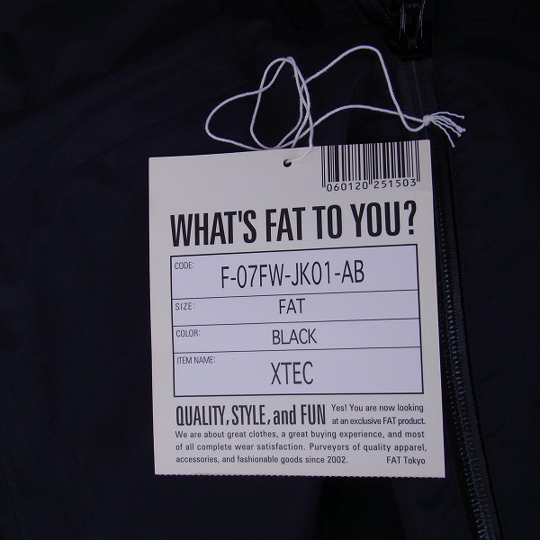 実際に弊社で買取させて頂いたFAT/エフエーティー XTEC マウンテンパーカー  FAT(XL)の画像 6枚目