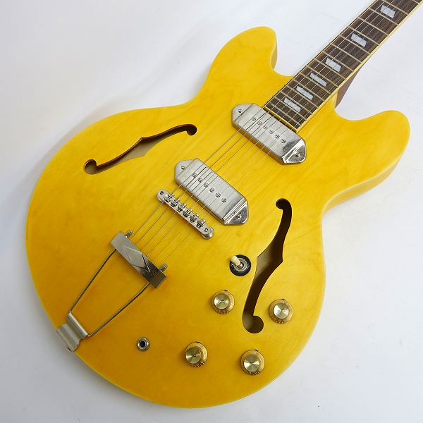 実際に弊社で買取させて頂いた★Epiphone/エピフォン Casino/カジノ Inspired by John Lennon/ジョン・レノン E230TD フルアコ ギターの画像 4枚目