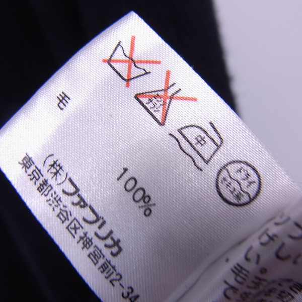 実際に弊社で買取させて頂いたLACOSTE/ラコステ ウール100% ニットベスト ブラック/黒 3の画像 3枚目