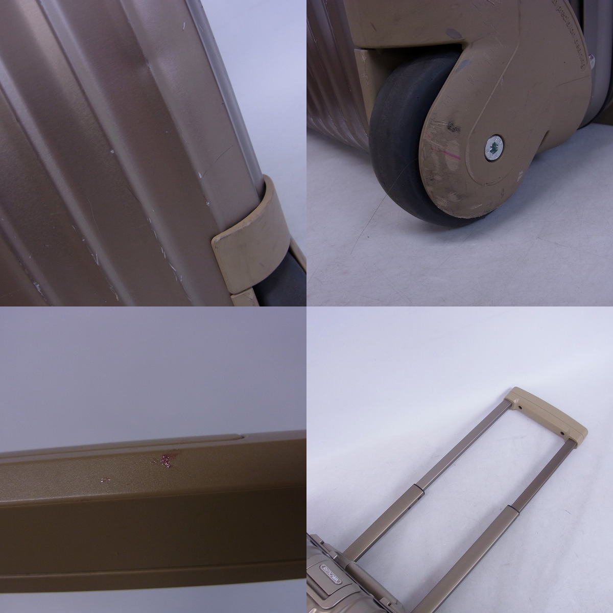 実際に弊社で買取させて頂いたRIMOWA/リモワ TOPAS/トパーズ CABIN TROLLEY 2輪 キャリーケース 32L/920.52の画像 6枚目