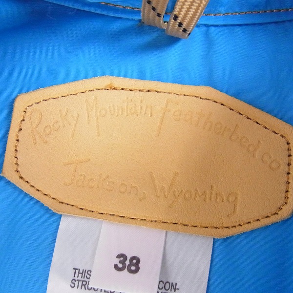 実際に弊社で買取させて頂いたSOPHNET/ソフネット クリスティー レザー切替 ダウンベスト SOPH-134101/Mの画像 2枚目