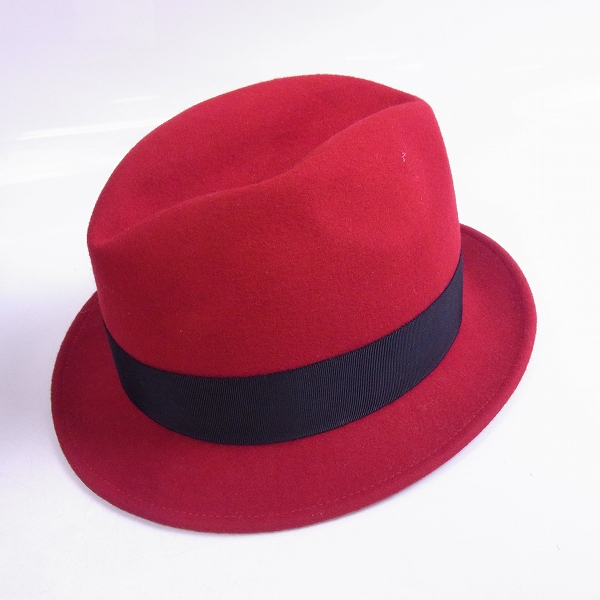 実際に弊社で買取させて頂いたCA4LA/カシラ  ウール 中折れ ハット/帽子の画像 3枚目