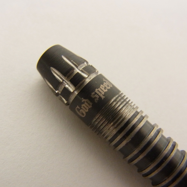 実際に弊社で買取させて頂いたGs Darts/ジーズダーツ 廃盤 God Speed Artemis/アルテミス ブラックコーティング ダーツバレルの画像 4枚目