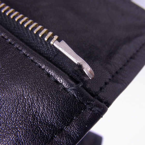 実際に弊社で買取させて頂いたVALLIS by FACTOTUM/ヴァリスバイファクトタム レザー ダブル ライダース/ジャケット/46の画像 8枚目