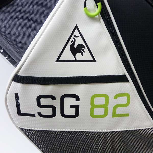 実際に弊社で買取させて頂いたle coq sportif/ルコック スタンドキャディバッグ QQBLJJ05 9.5型(47インチ対応) ホワイトの画像 7枚目