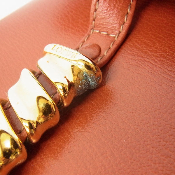 実際に弊社で買取させて頂いたLOEWE/ロエベ カバーワンショルダーレザーバッグの画像 5枚目