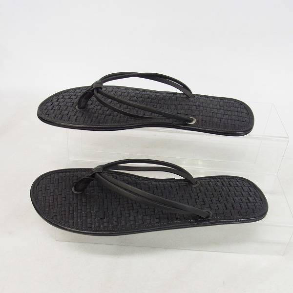 実際に弊社で買取させて頂いたC.P. COMPANY/シーピーカンパニー レザーサンダル 4818S2C7/43の画像 3枚目