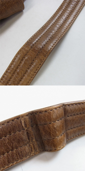 実際に弊社で買取させて頂いたBELSTAFF/ベルスタッフ レザーショルダーバッグの画像 7枚目